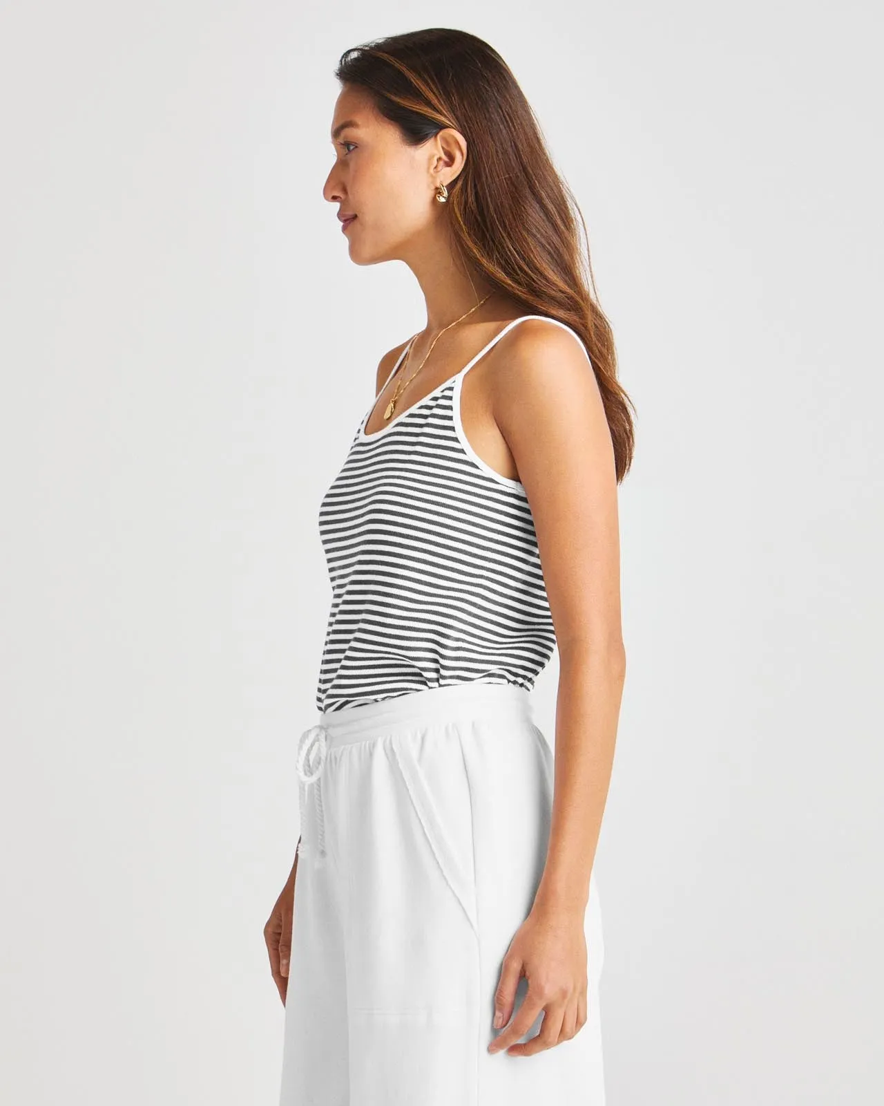 Stripe Beach Sweater Tank
