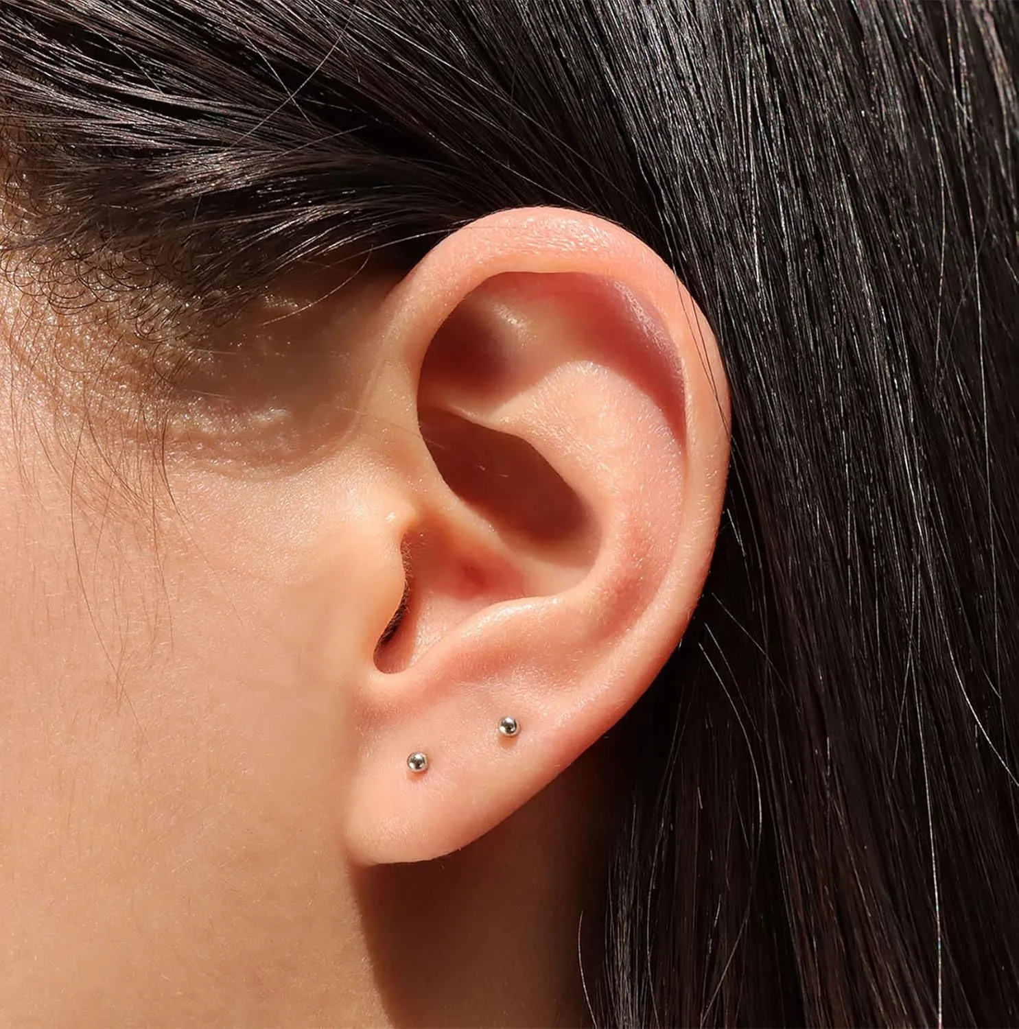 Stud Earrings for Women Stainless Steel Small Cubic Zirconia Stud Earrings Set for Women