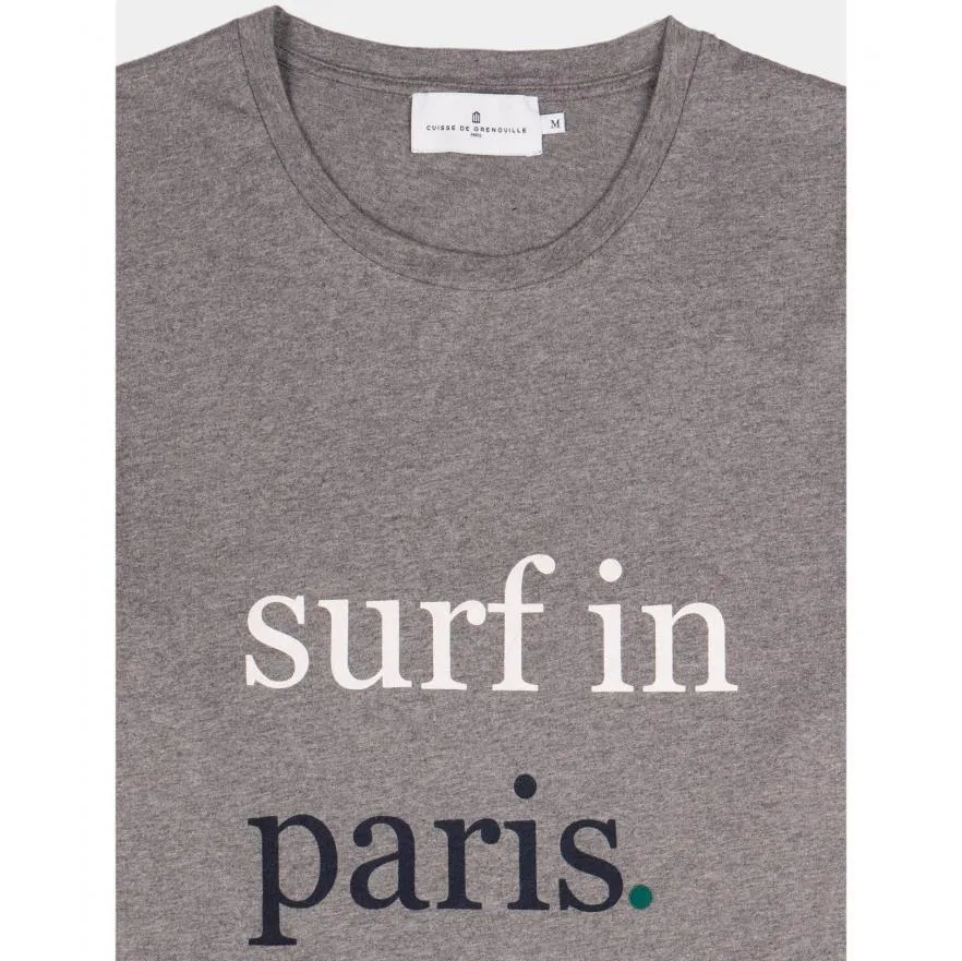 Surf in Paris Tee (Medium Grey)
