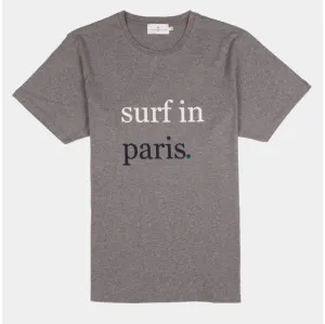 Surf in Paris Tee (Medium Grey)