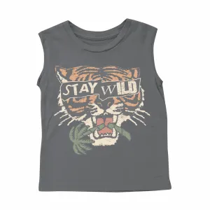 TIN Stay Wild Tiger Muscle Tank