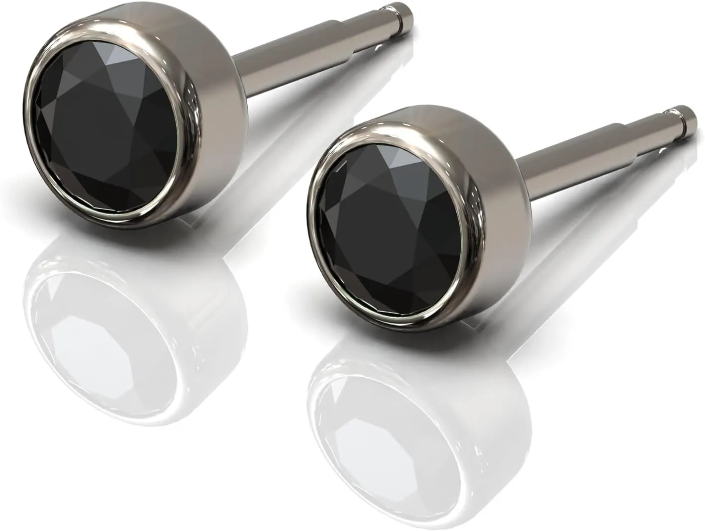 Titanium Mens Earrings Studs Hypoallergenic Men's Women's Fashion Accessories Jewelry Gift