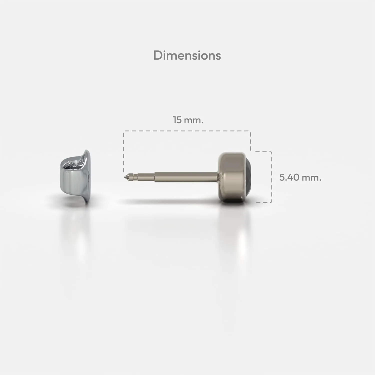 Titanium Mens Earrings Studs Hypoallergenic Men's Women's Fashion Accessories Jewelry Gift