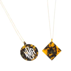 Tortoise Disc Necklace