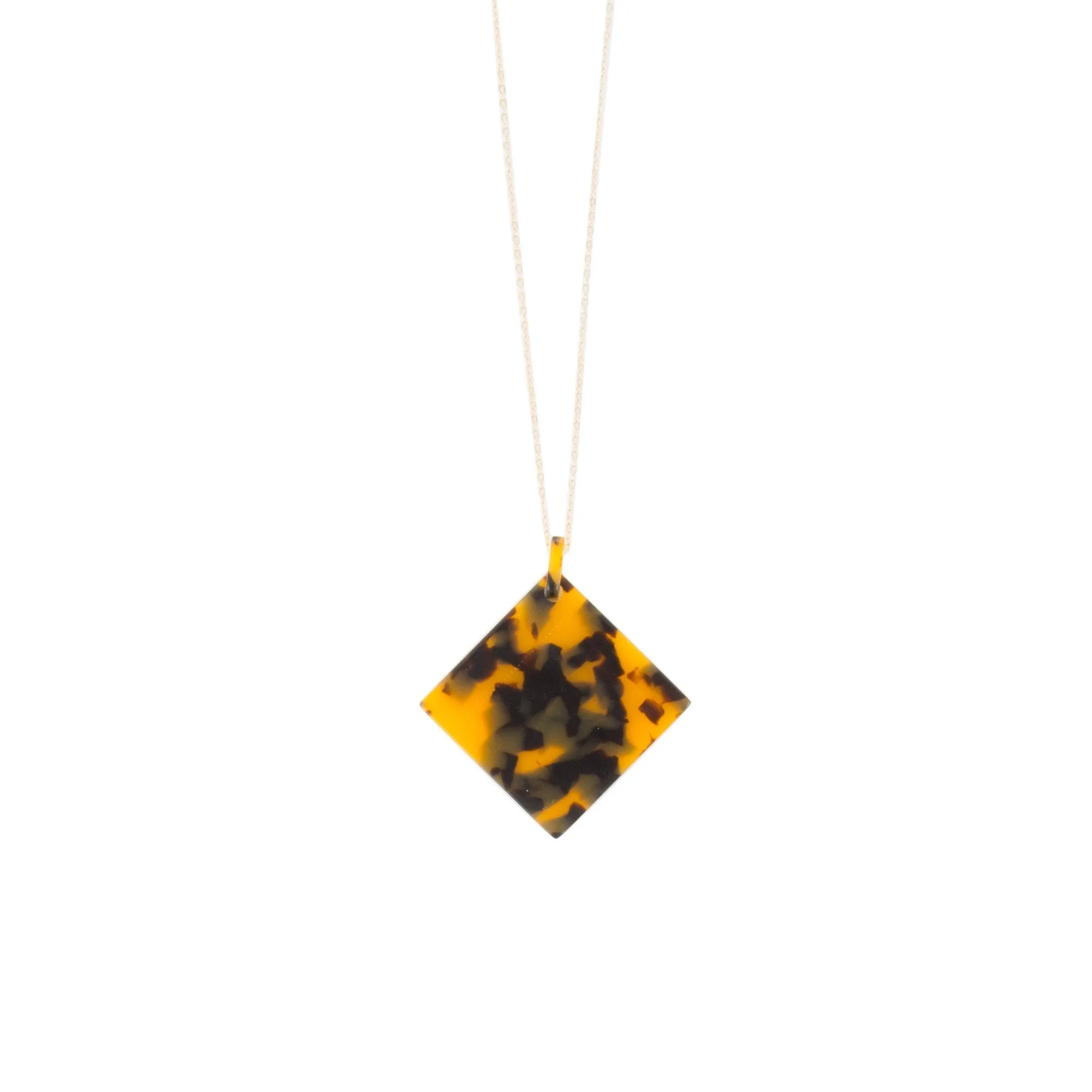 Tortoise Disc Necklace