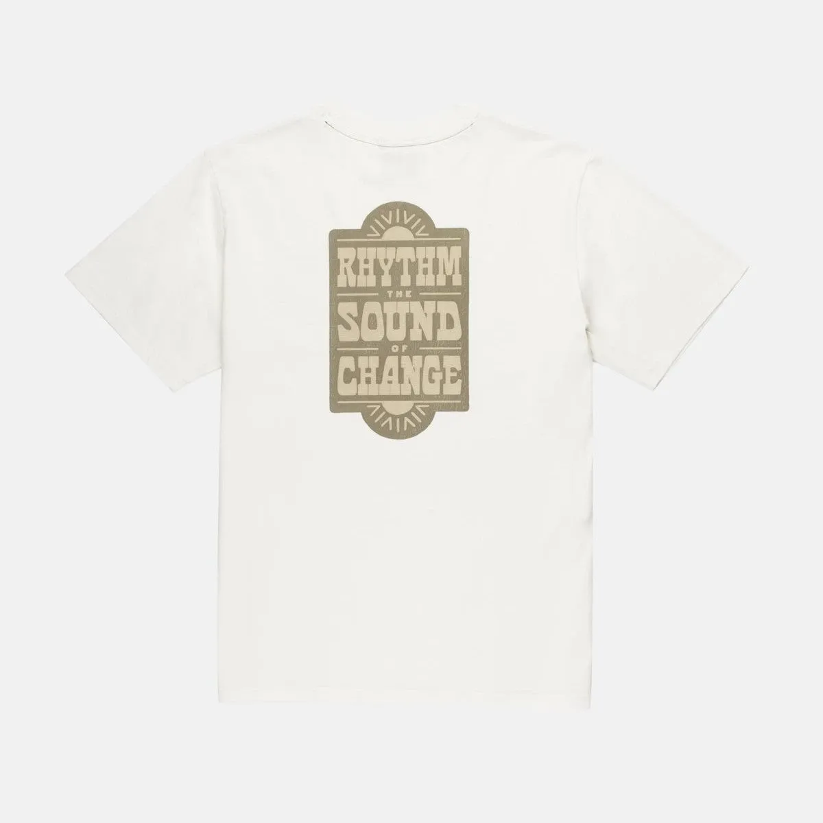 Wood Block Tee (Vintage White)