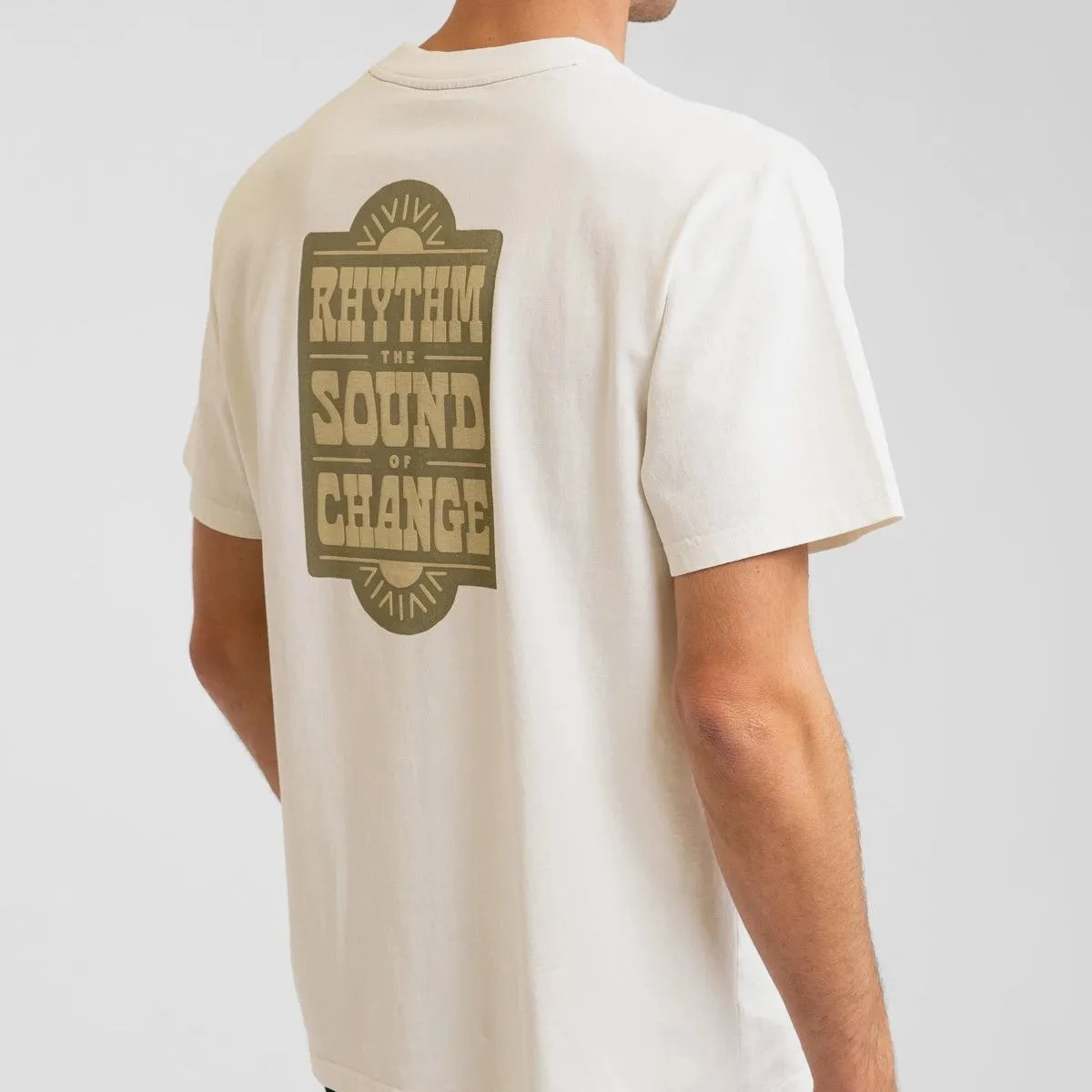 Wood Block Tee (Vintage White)
