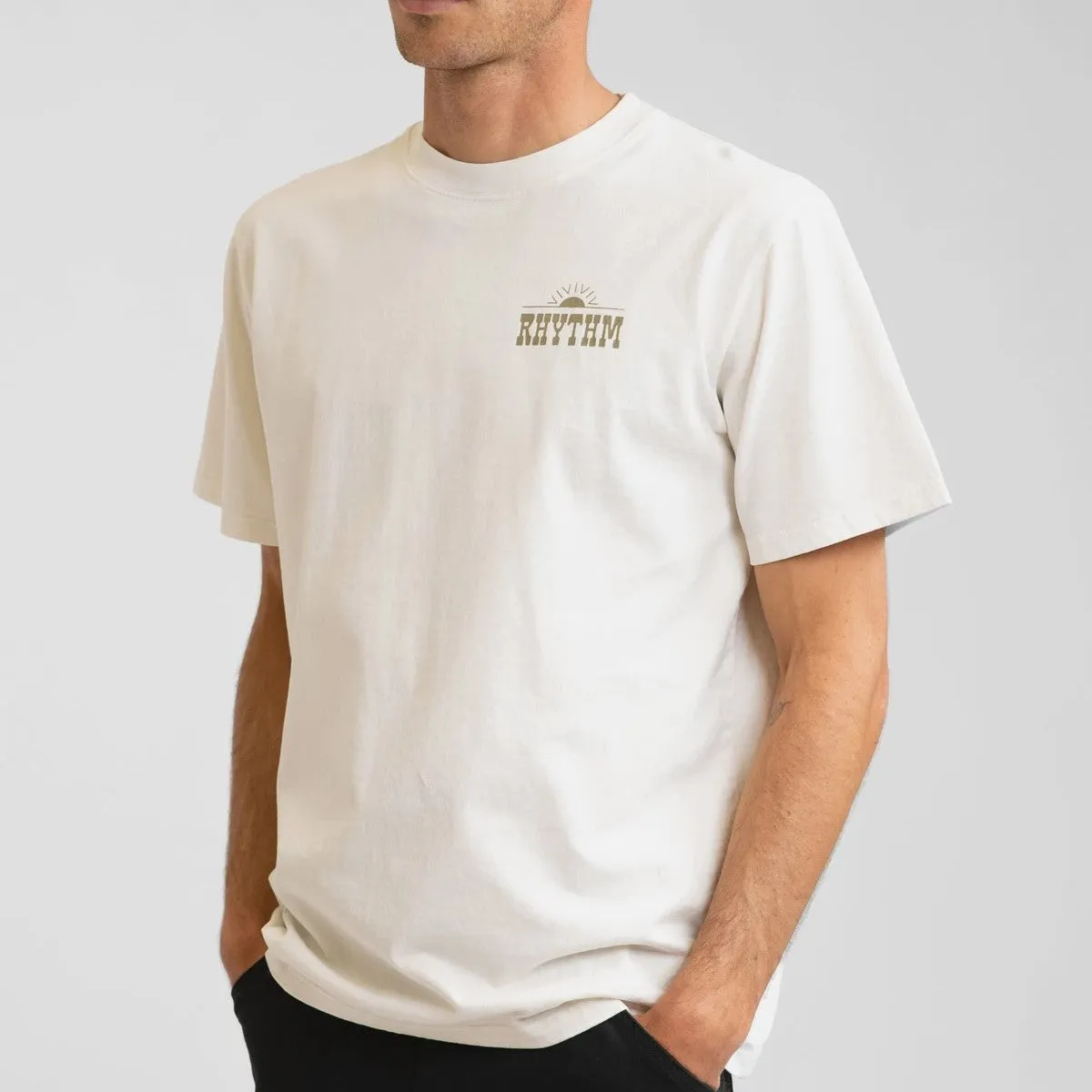 Wood Block Tee (Vintage White)