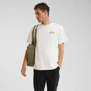Wood Block Tee (Vintage White)