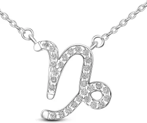 Zodiac Necklaces for Women Sterling Silver, 12 Horoscope Constellation Zodiac Sign Necklace, 18" - 20" Polo Chain Zodiac Jewelry Celestial Necklace, Birth Year Necklace