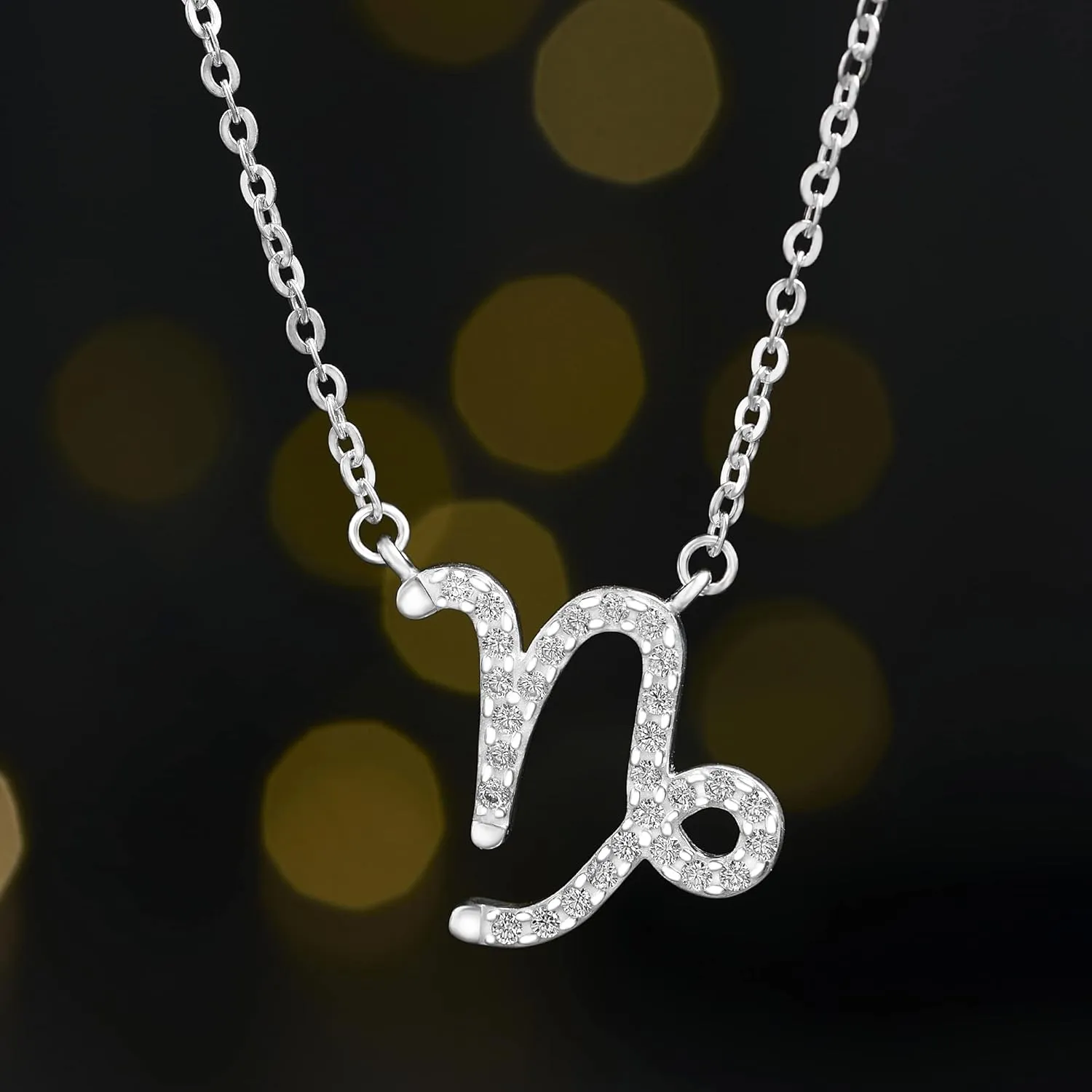 Zodiac Necklaces for Women Sterling Silver, 12 Horoscope Constellation Zodiac Sign Necklace, 18" - 20" Polo Chain Zodiac Jewelry Celestial Necklace, Birth Year Necklace